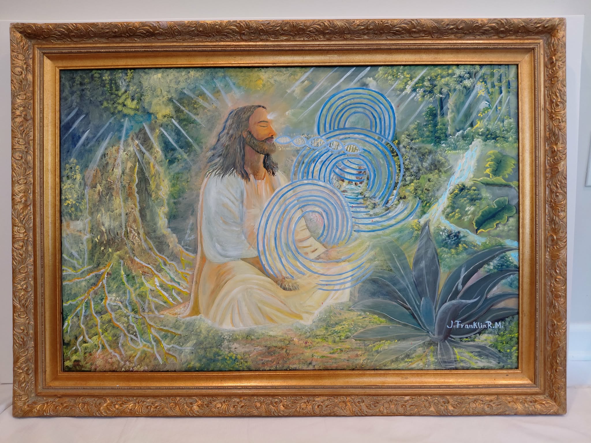 Spiritual meditation painting