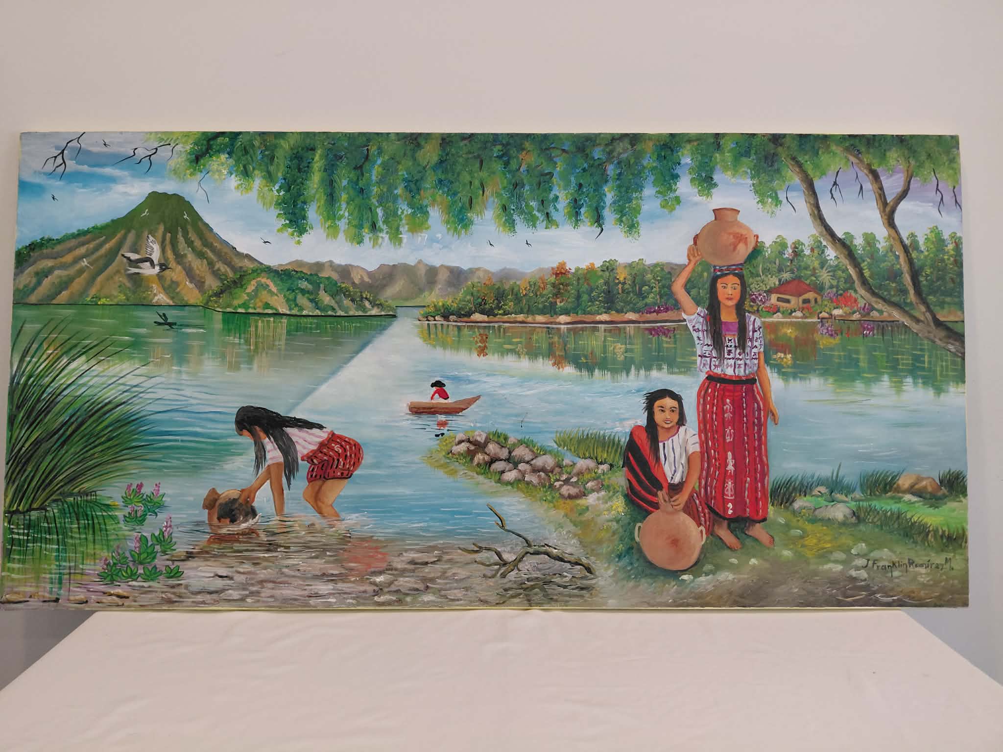 Lake heritage scene