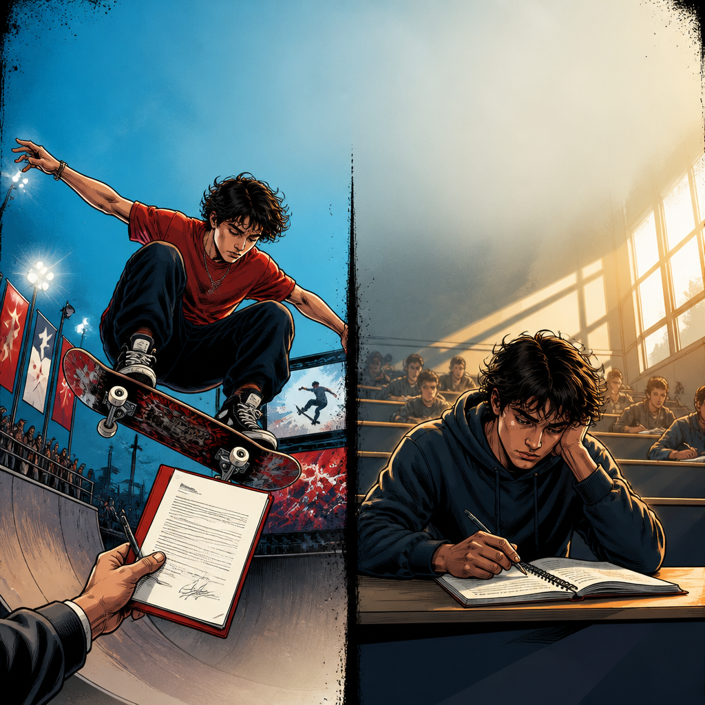 Ride or Bail — YA graphic novella cover
